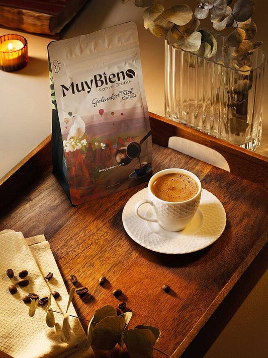 Bol Köpüklü %100 Arabica Geleneksel Köz Türk Kahvesi 250 gr. - 2