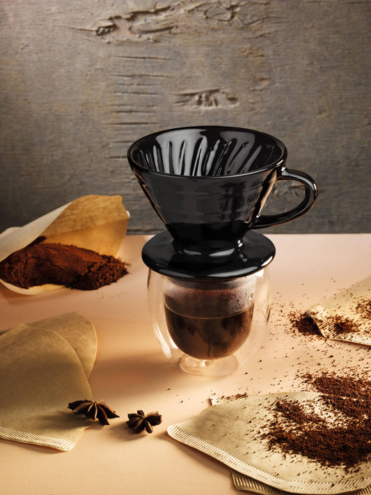 Seramik Siyah Dripper V60 - 2