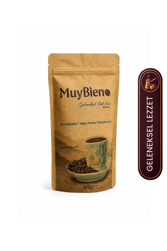 Bol Köpüklü %100 Arabica Geleneksel Köz Türk Kahvesi 100 gr.
