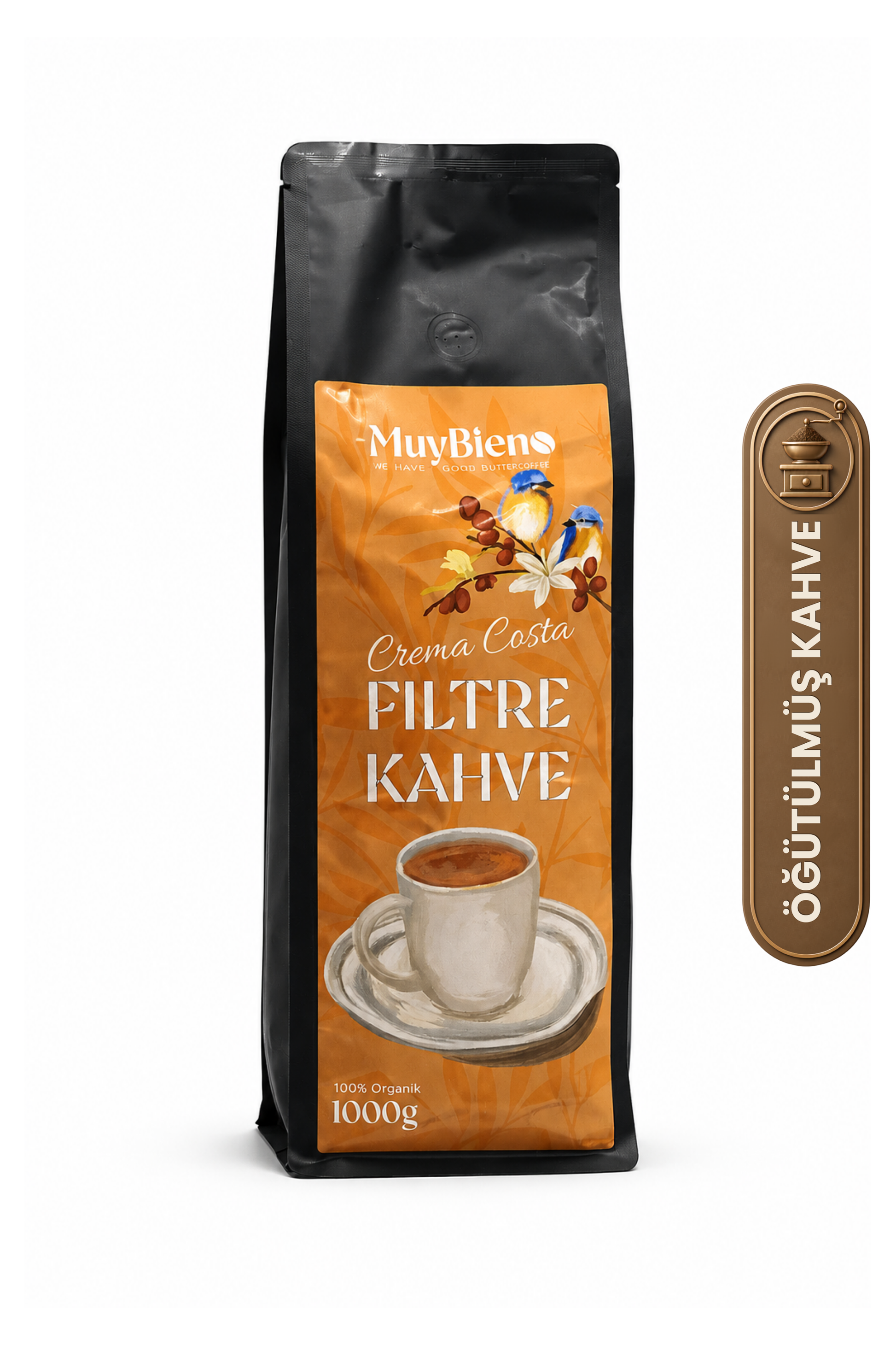 Crema Costa Öğütülmüş Filtre Kahve Avantaj Paketi 2x1000 gr