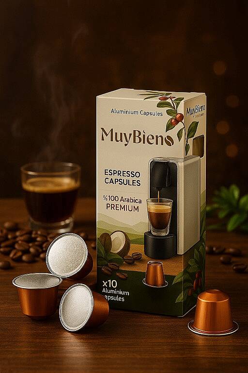 Premium Kapsül Kahve Avantaj Paketi 10x10 Nespresso Uyumlu Alüminyum Kapsül 100 Adet