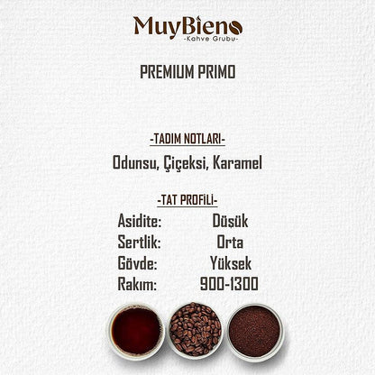 Premium Primo Çekirdek Filtre Kahve Avantaj Paketi 2x1000 gr
