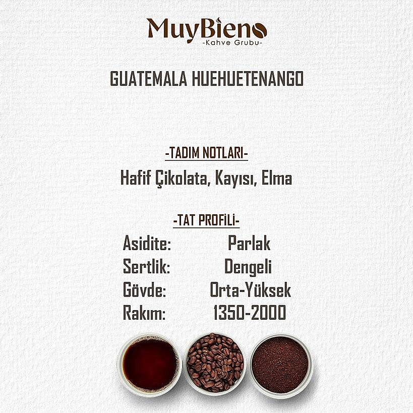 Guatemala Huehuetenango 250 gr. Öğütülmüş Filtre Kahve %100 Arabica