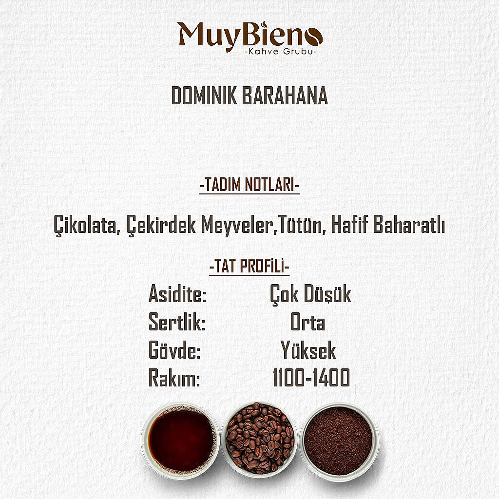 Dominik Barahana 250 gr. Öğütülmüş Filtre Kahve %100 Arabica
