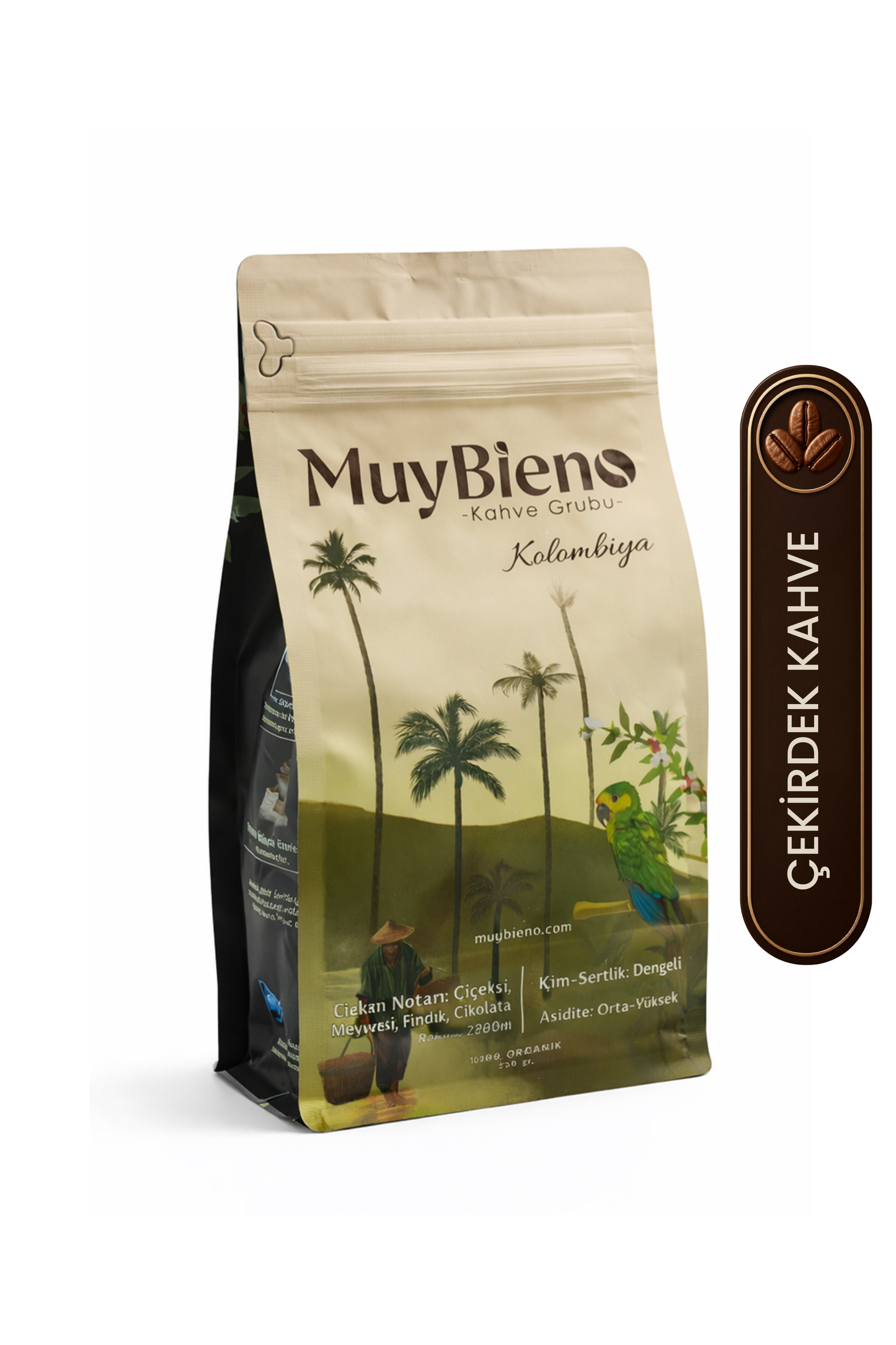 Kolombiya Medellin Supremo 250 gr. Çekirdek Kahve %100 Arabica