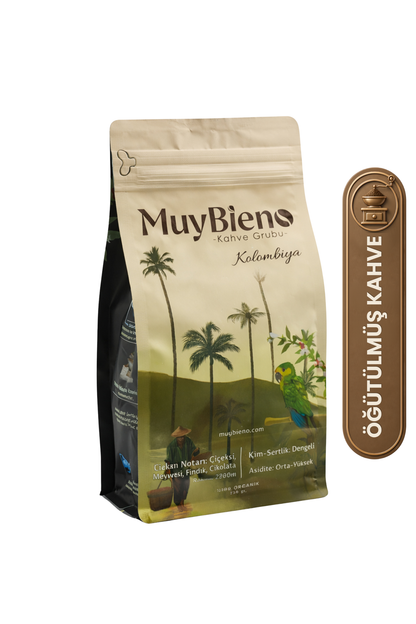 Kolombiya Medellin Supremo 250 gr. Öğütülmüş Filtre Kahve %100 Arabica