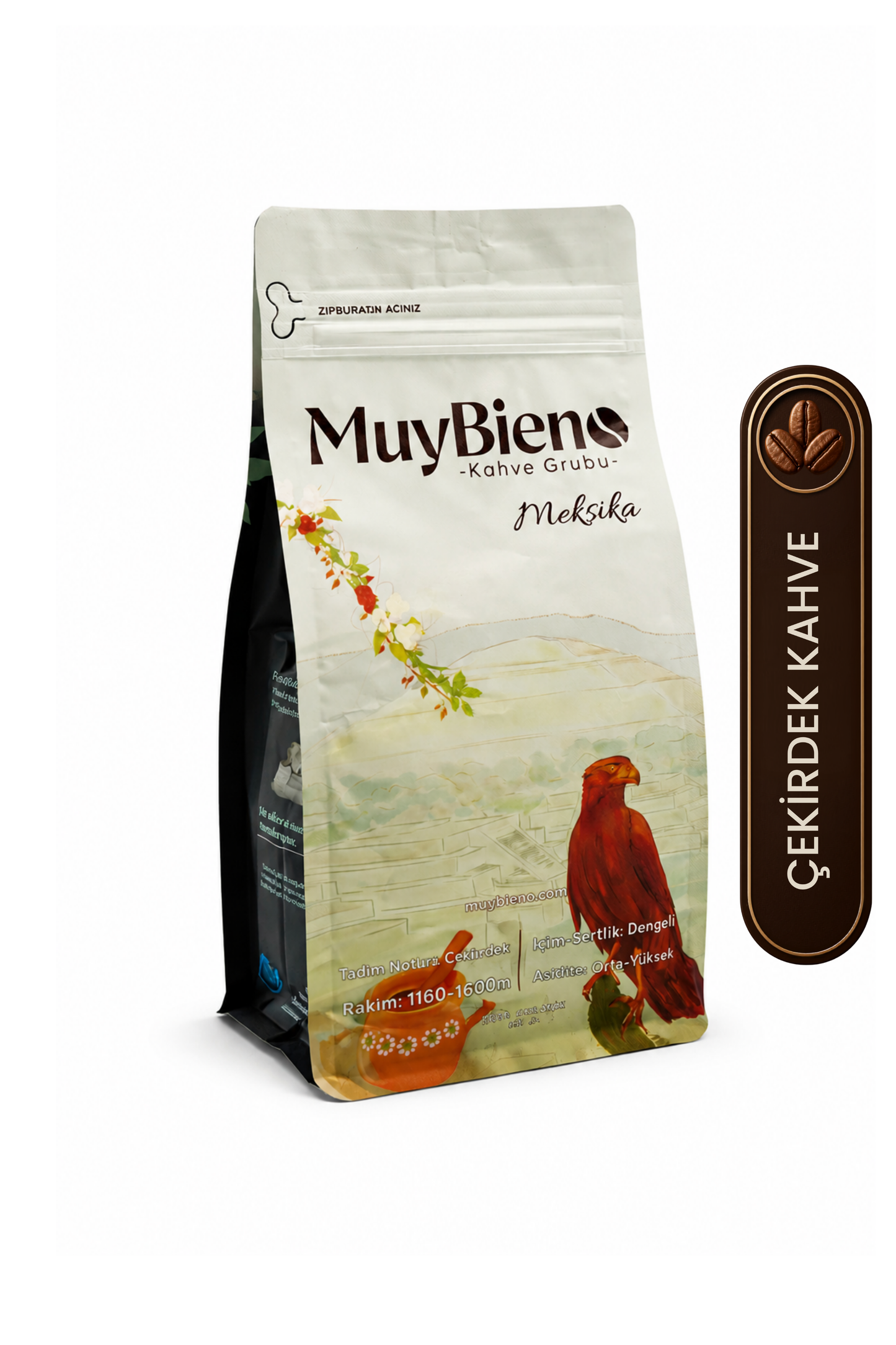 Meksika Finca Monte Azul 250 gr. Çekirdek Kahve %100 Arabica
