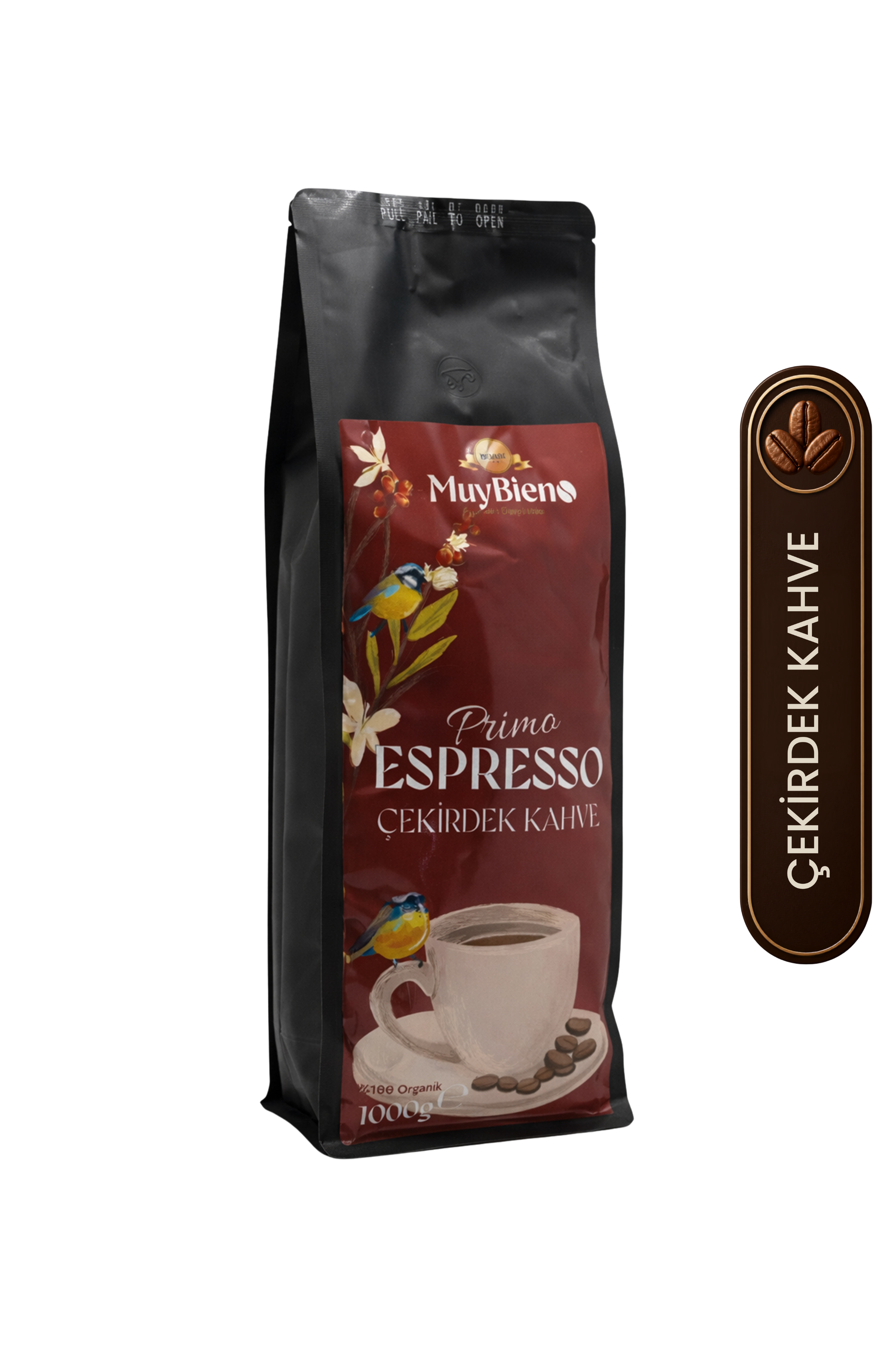 Premium Primo Espresso 1000 gr %100 Arabica Çekirdek Kahve