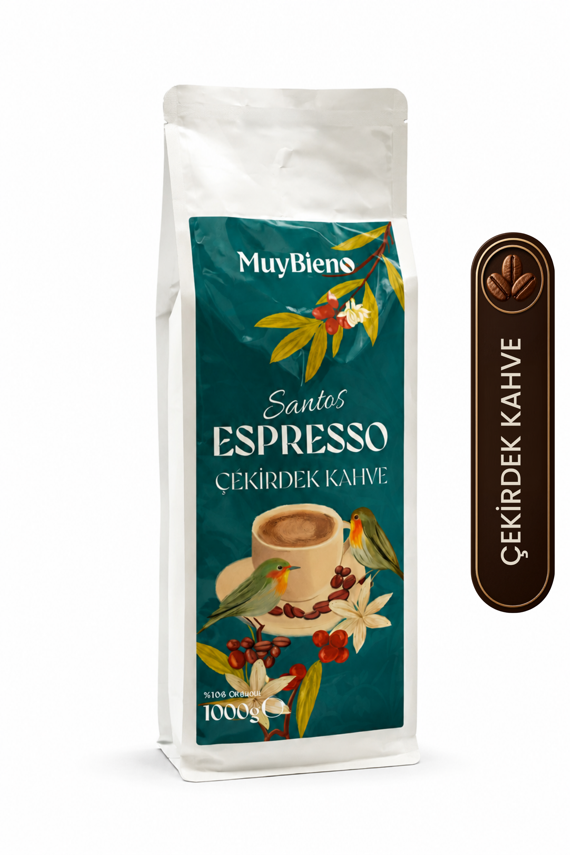Santos Espresso 1000 gr %100 Arabica Çekirdek Kahve