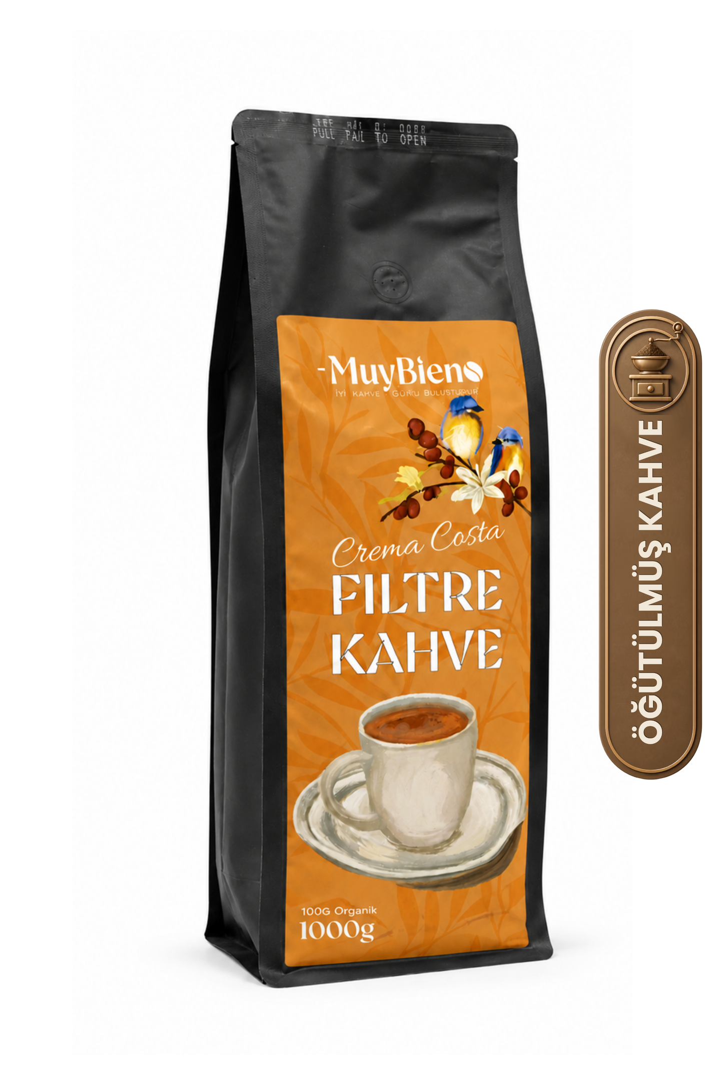 Crema Costa 1000 gr %100 Arabica Öğütülmüş Filtre Kahve