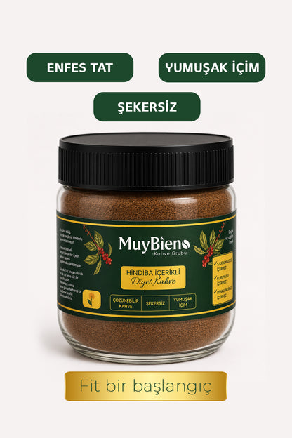 Hindiba Diyet Kahve 1 AYLIK-(60 KULLANIM) 150 gr Kavanoz Seri