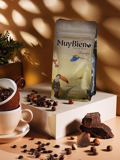 MuyBieno Brezilya Suldeminas 250 gr. Çekirdek Kahve %100 Arabica - 2