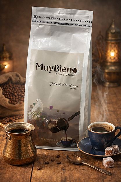 Bol Köpüklü %100 Arabica Geleneksel Köz Türk Kahvesi 1000 gr - 2