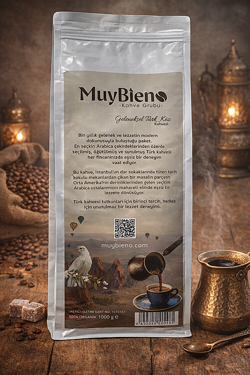 Bol Köpüklü %100 Arabica Geleneksel Köz Türk Kahvesi 1000 gr - 3