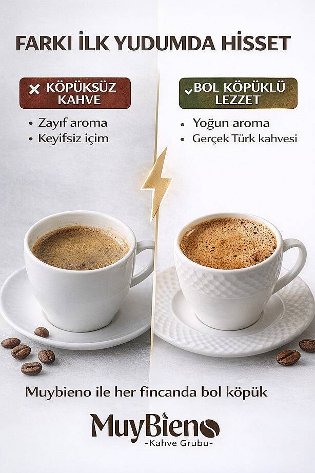 Bol Köpüklü %100 Arabica Geleneksel Köz Türk Kahvesi 250 gr. - 5