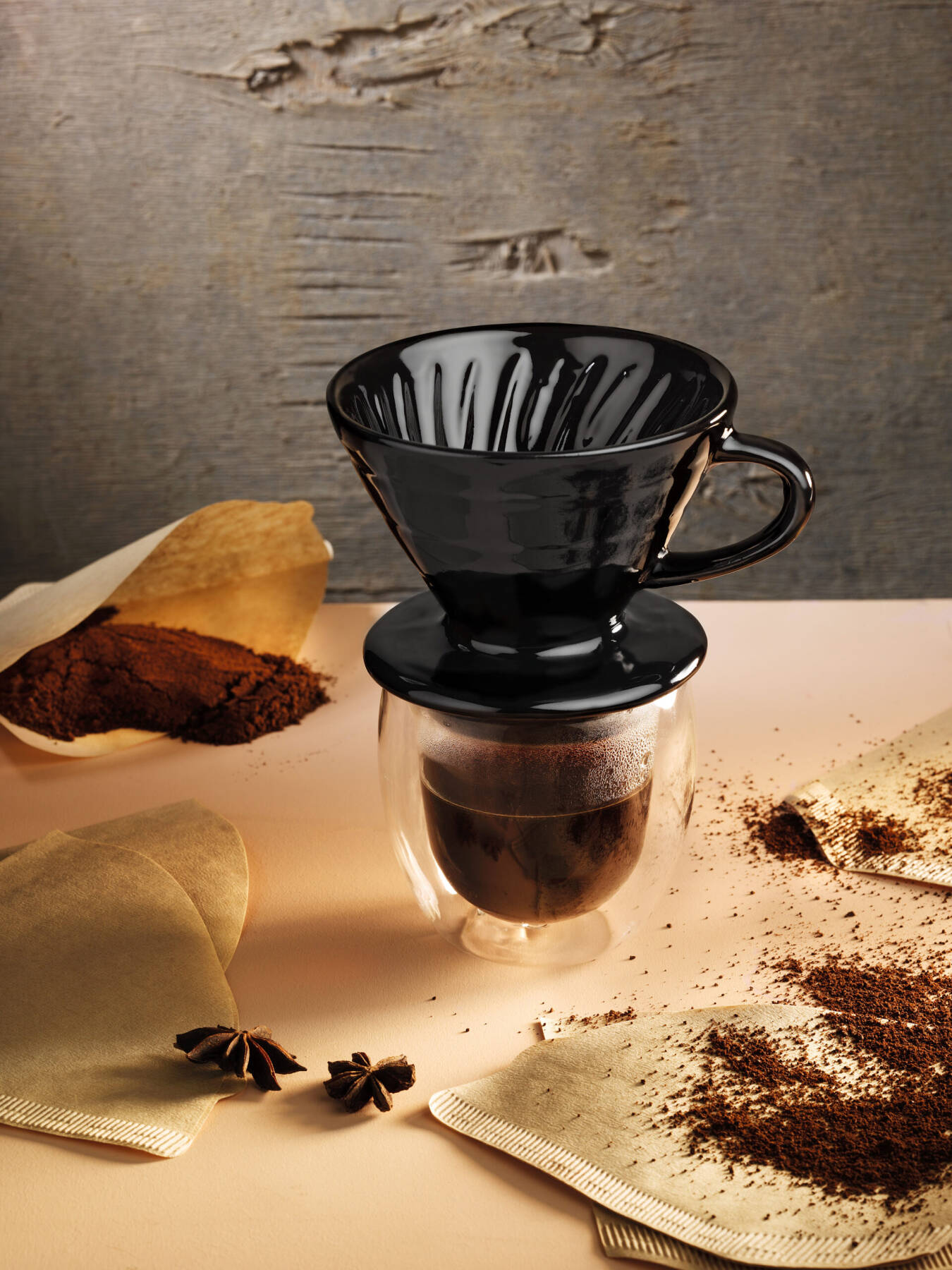 Seramik Siyah Dripper V60 - 2