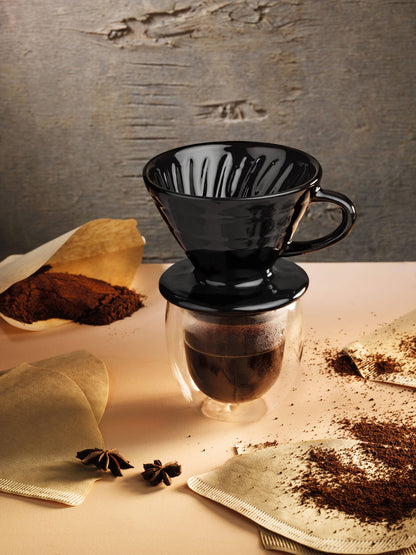 Seramik Siyah Dripper V60 - 2