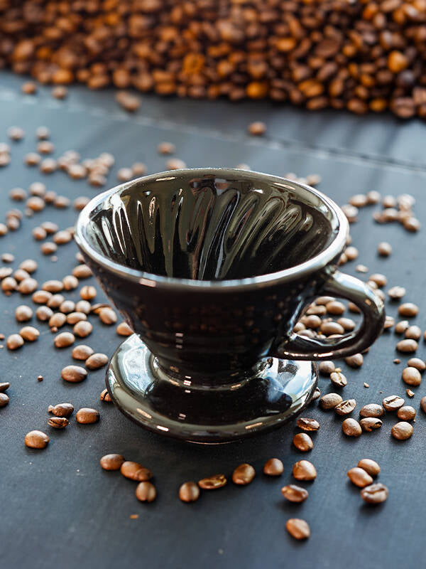 Seramik Siyah Dripper V60 - 4